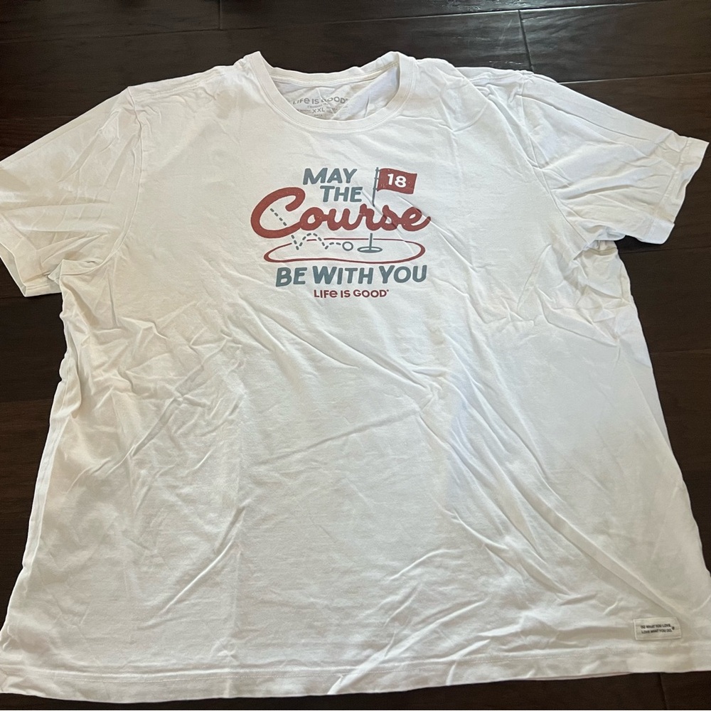 Life is Good | May the Course Be with You Star Wars Crusher Short Sleeve Shirt